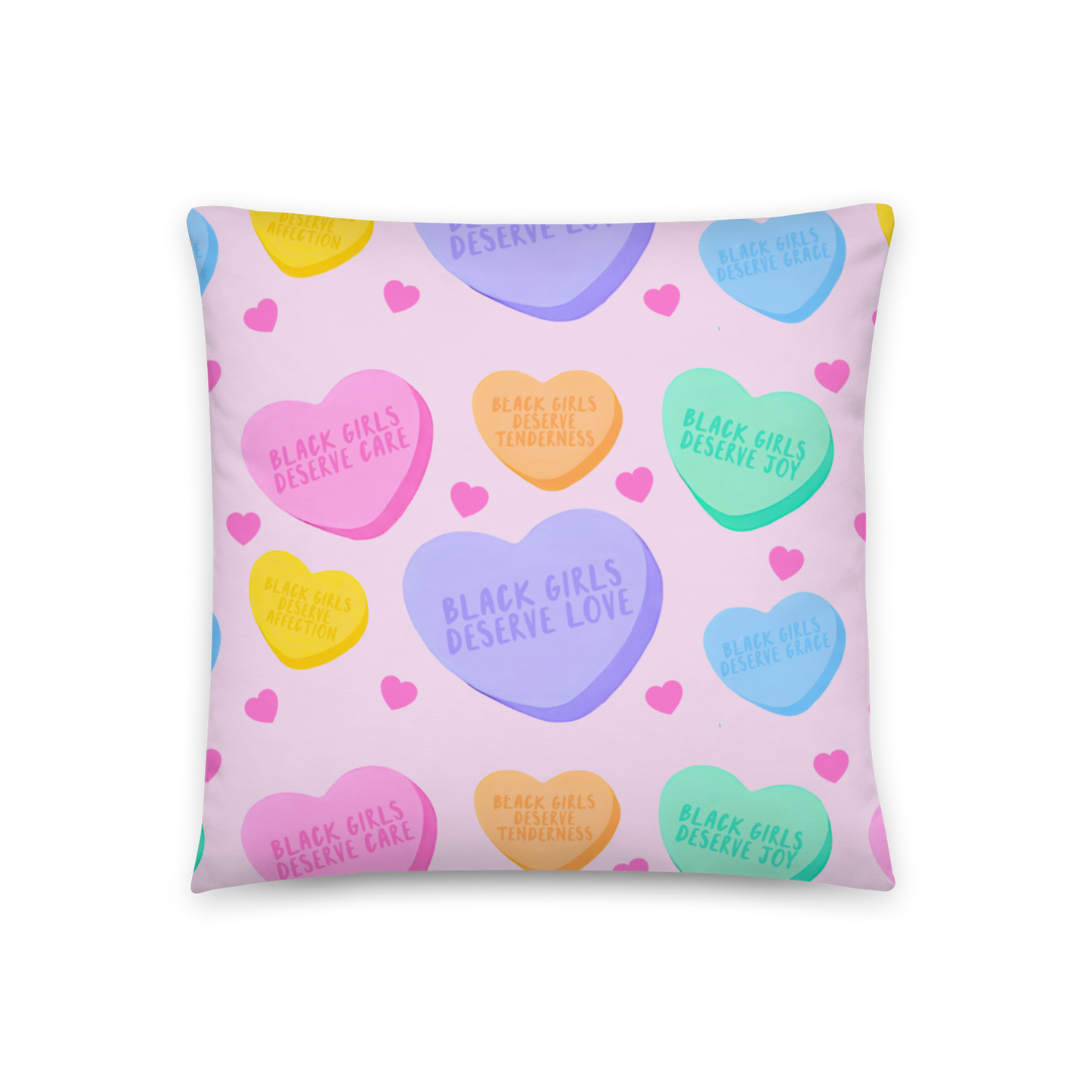 Black Girls Deserve Love Stories! Pillow