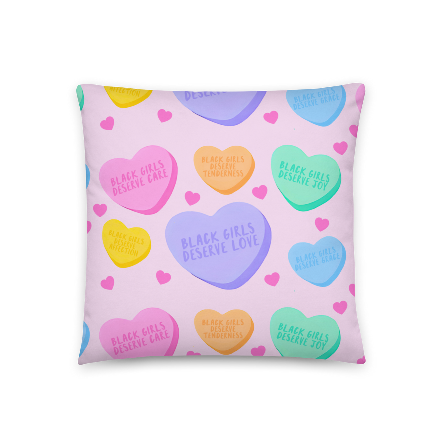 Black Girls Deserve Love Stories! Pillow