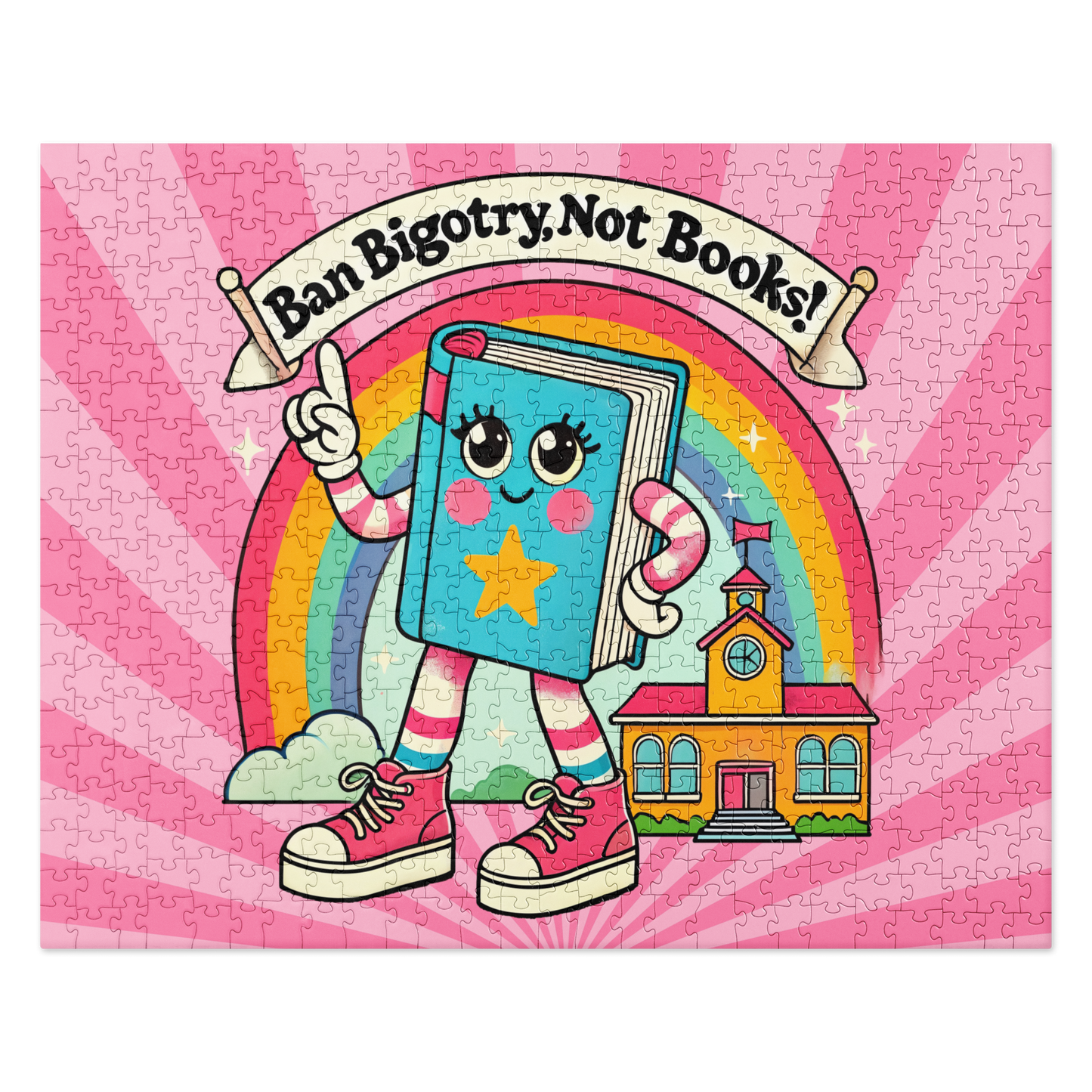 Ban Bigotry, Not Books No. 1 Jigsaw Puzzle