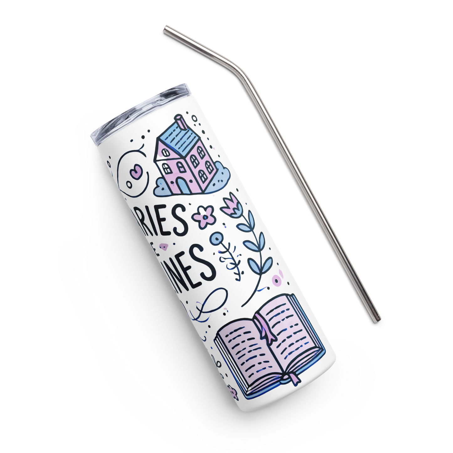 Libraries Are Lifelines Stainless Steel Tumbler