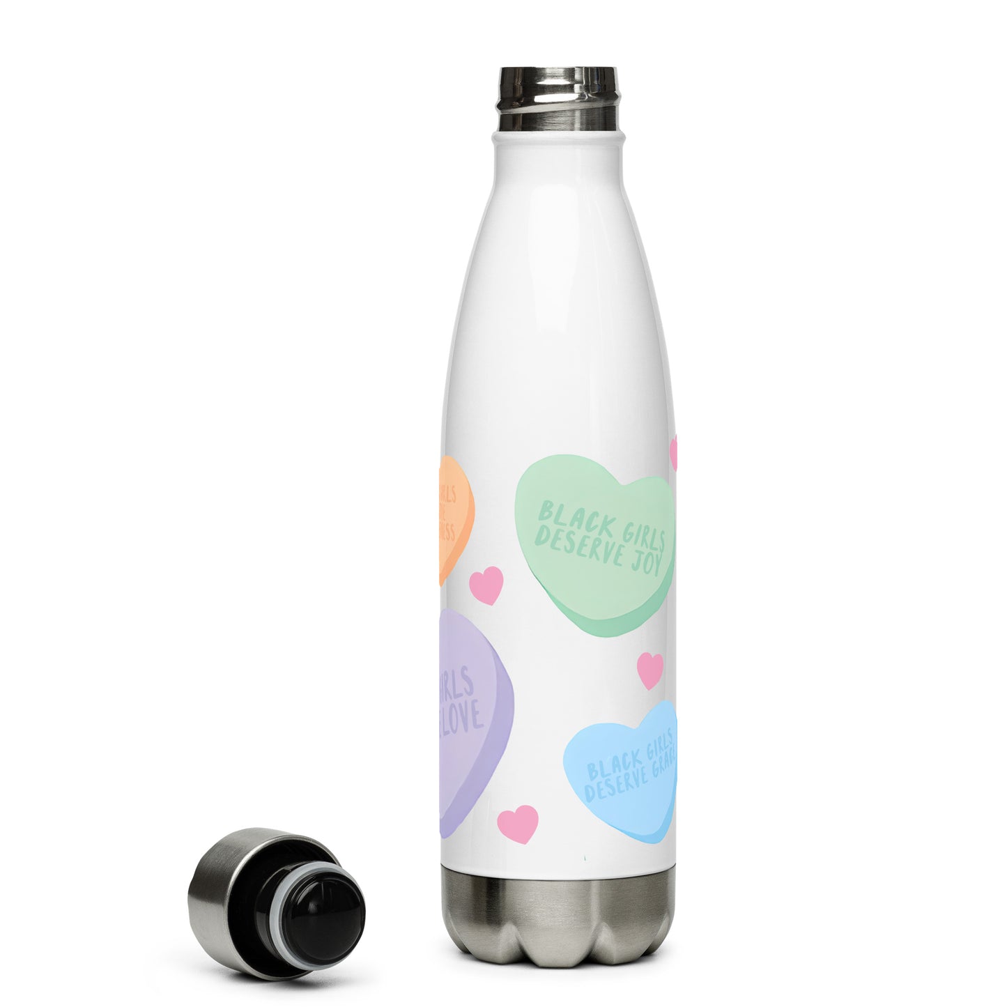 Black Girls Deserve Love! Stainless Steel Water Bottle