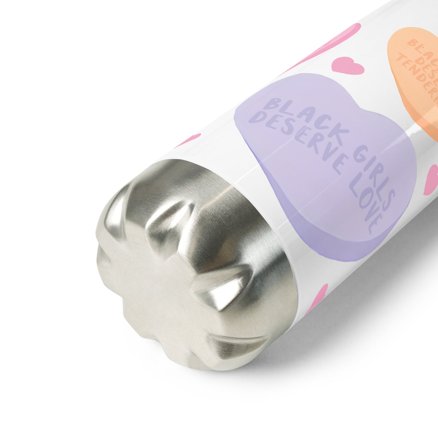 Black Girls Deserve Love! Stainless Steel Water Bottle