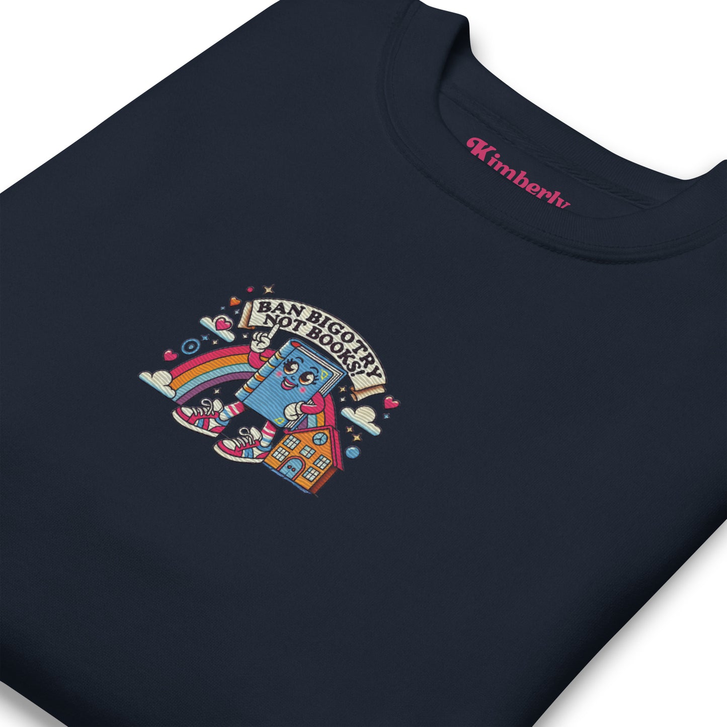 Ban Bigotry V2 Embroidered Crewneck