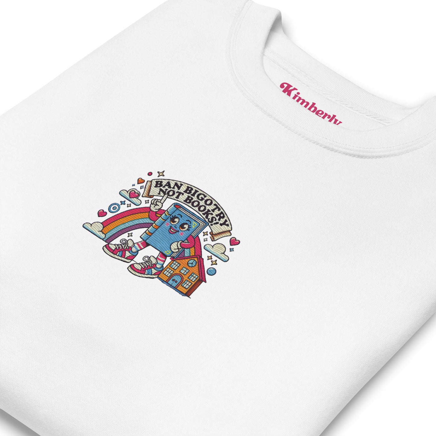 Ban Bigotry V2 Embroidered Crewneck