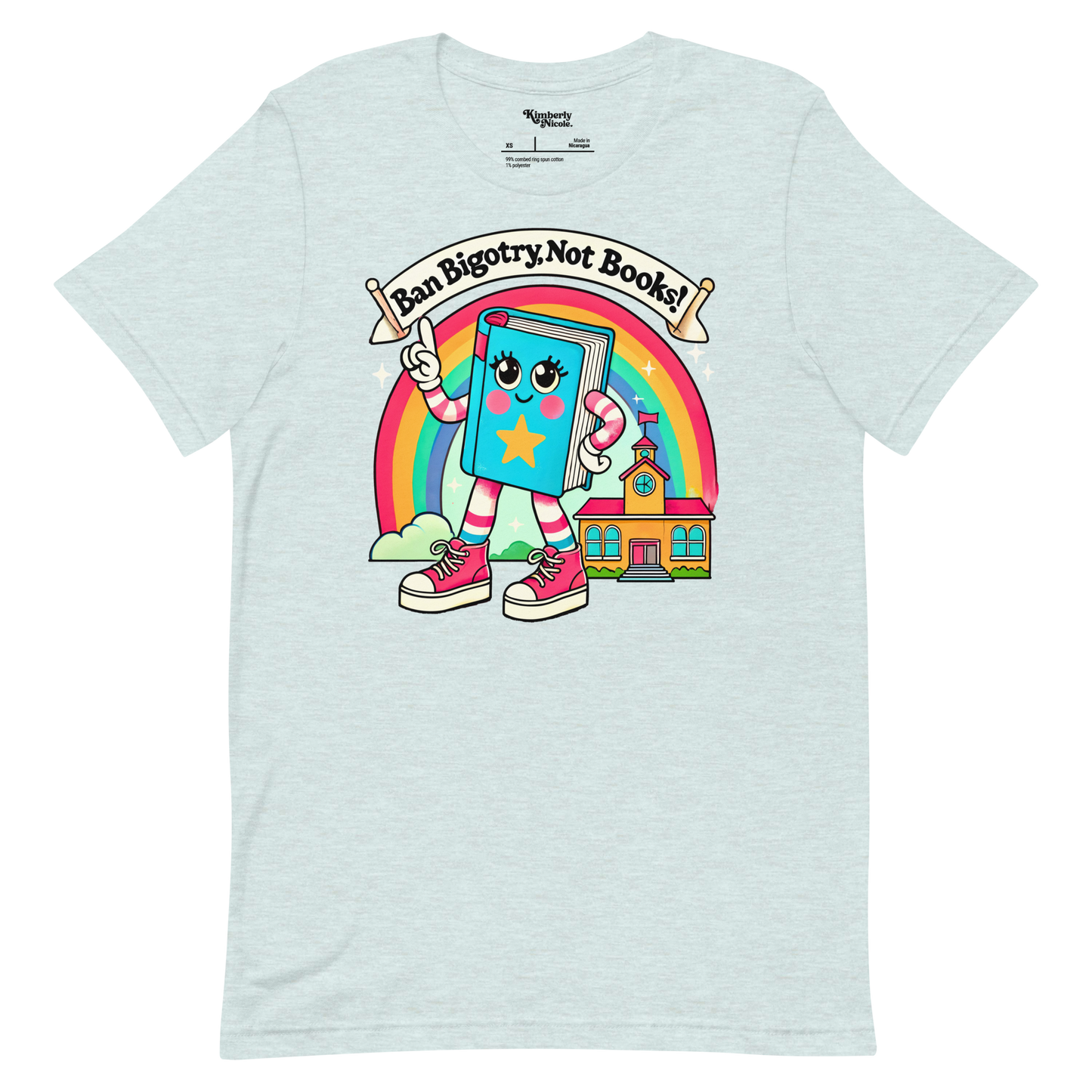 Ban Bigotry, Not Books Unisex Tee