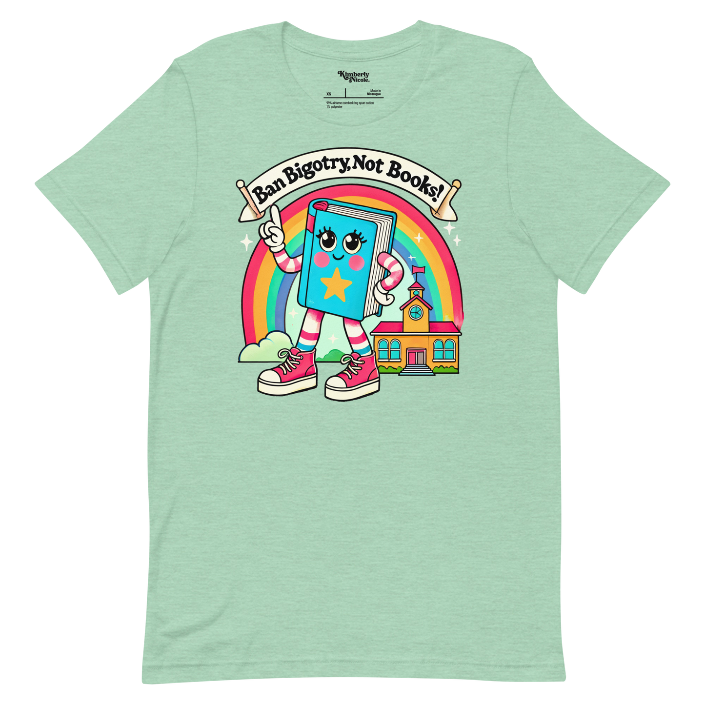 Ban Bigotry, Not Books Unisex Tee