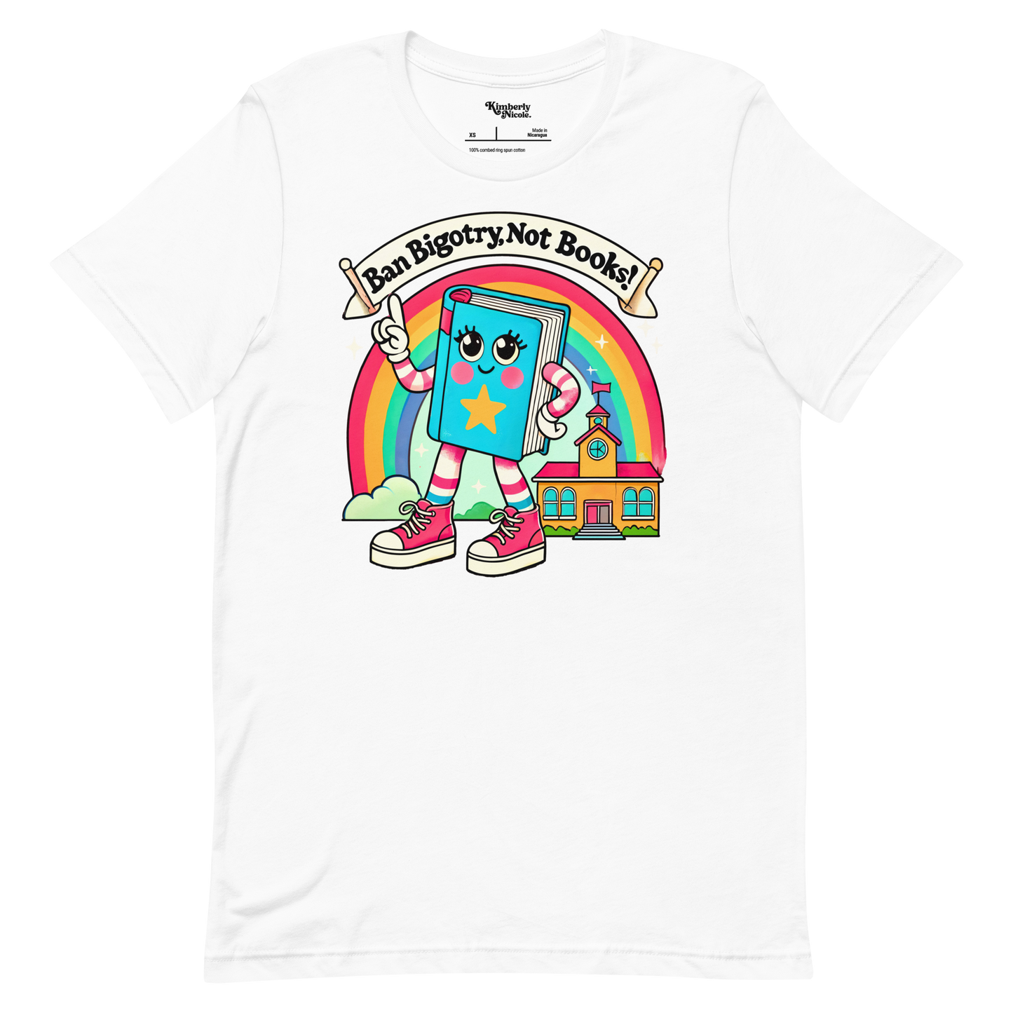 Ban Bigotry, Not Books Unisex Tee