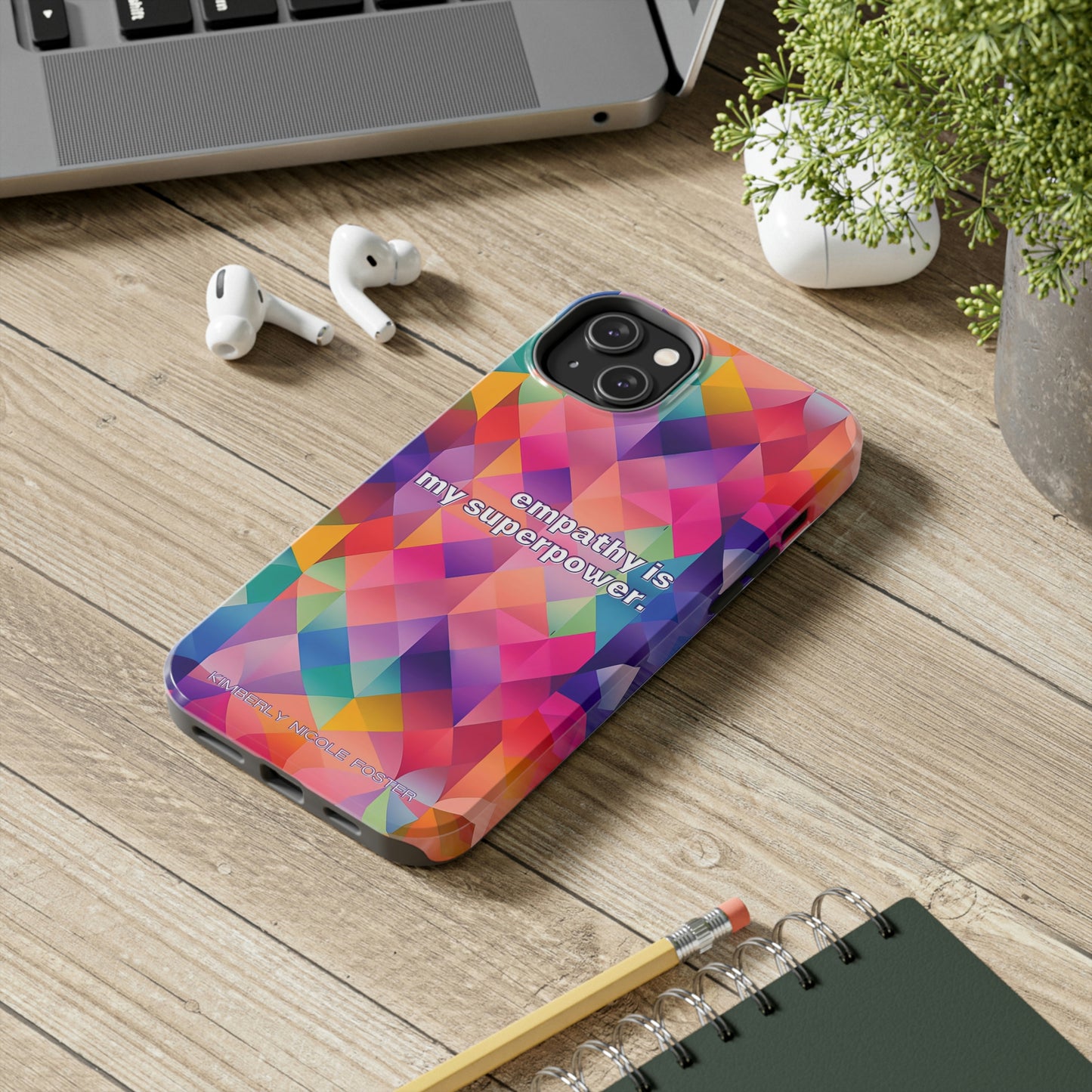 Empathy is my superpower. iPhone case