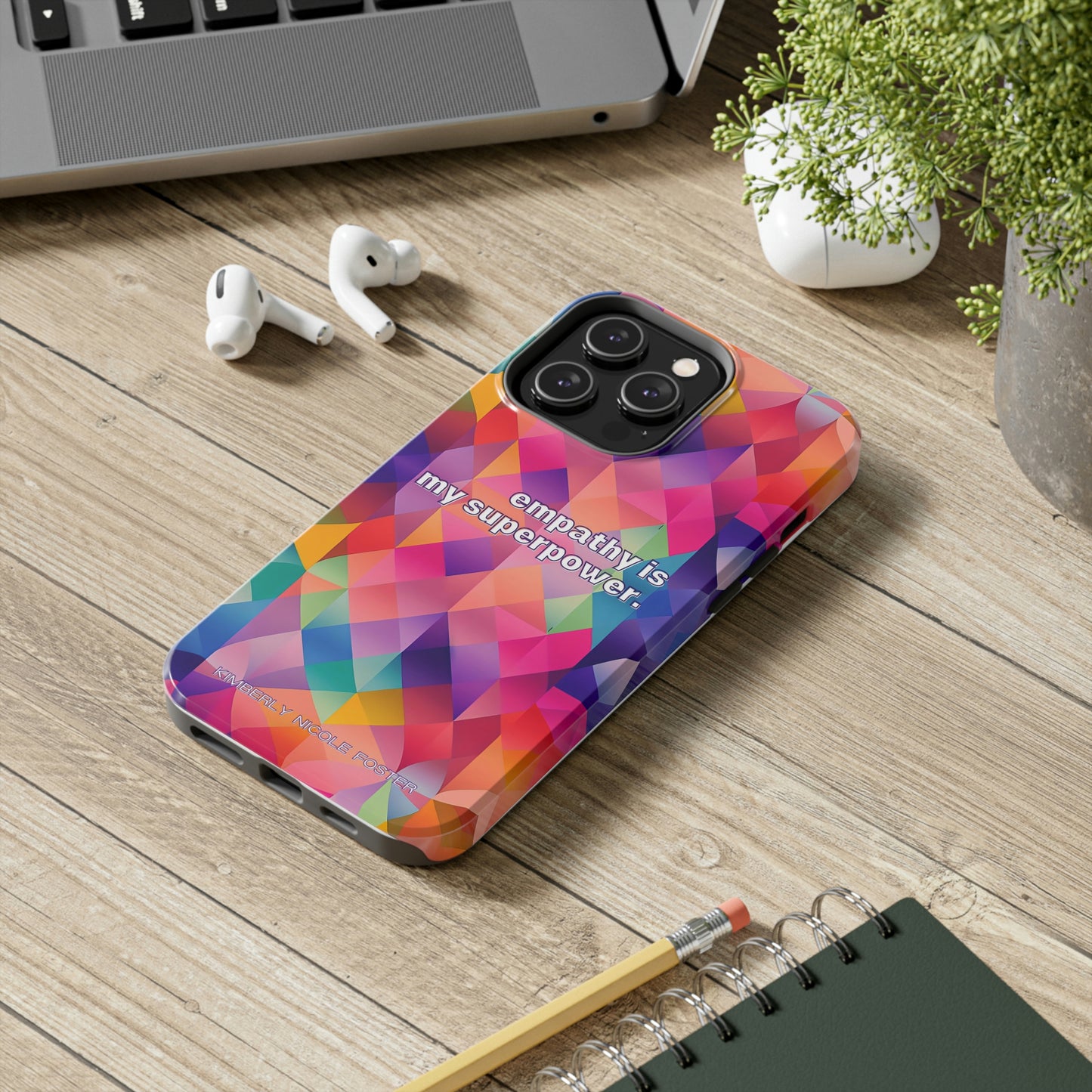 Empathy is my superpower. iPhone case