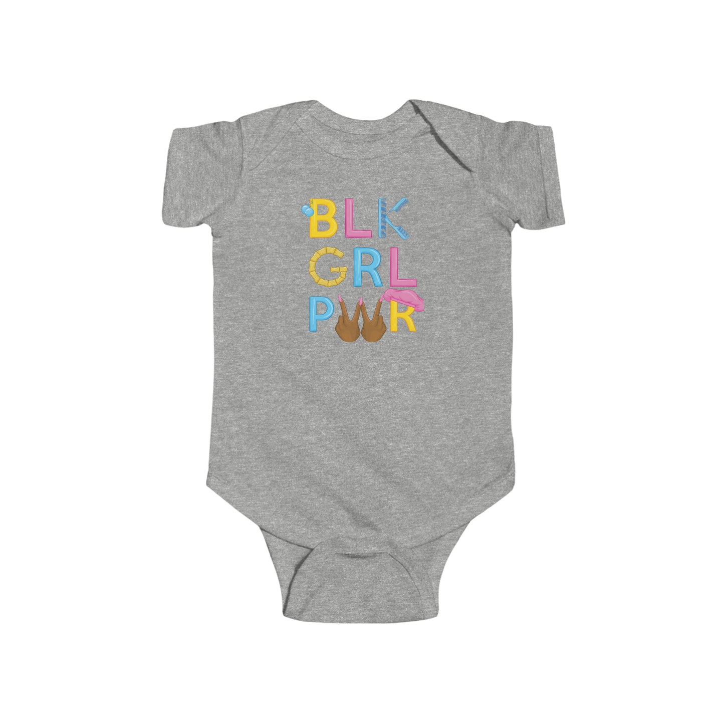 BLK GRL PWR Baby Bodysuit