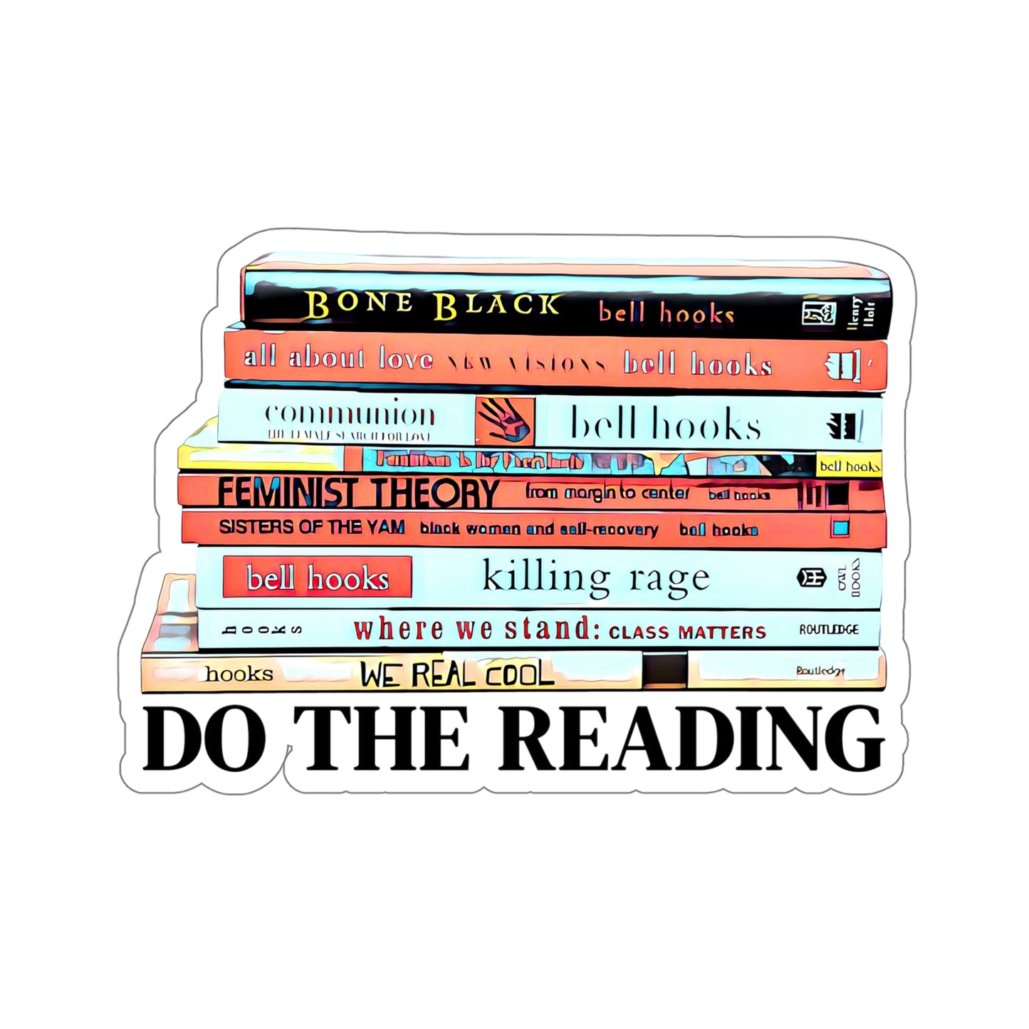 DO THE READING Sticker