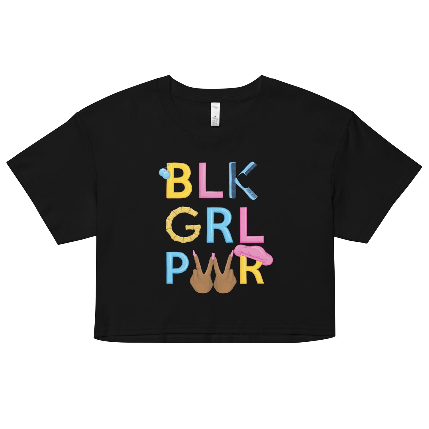 BLK GRL PWR Crop Top