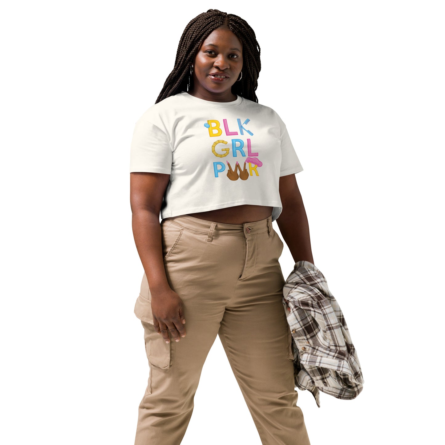 BLK GRL PWR Crop Top