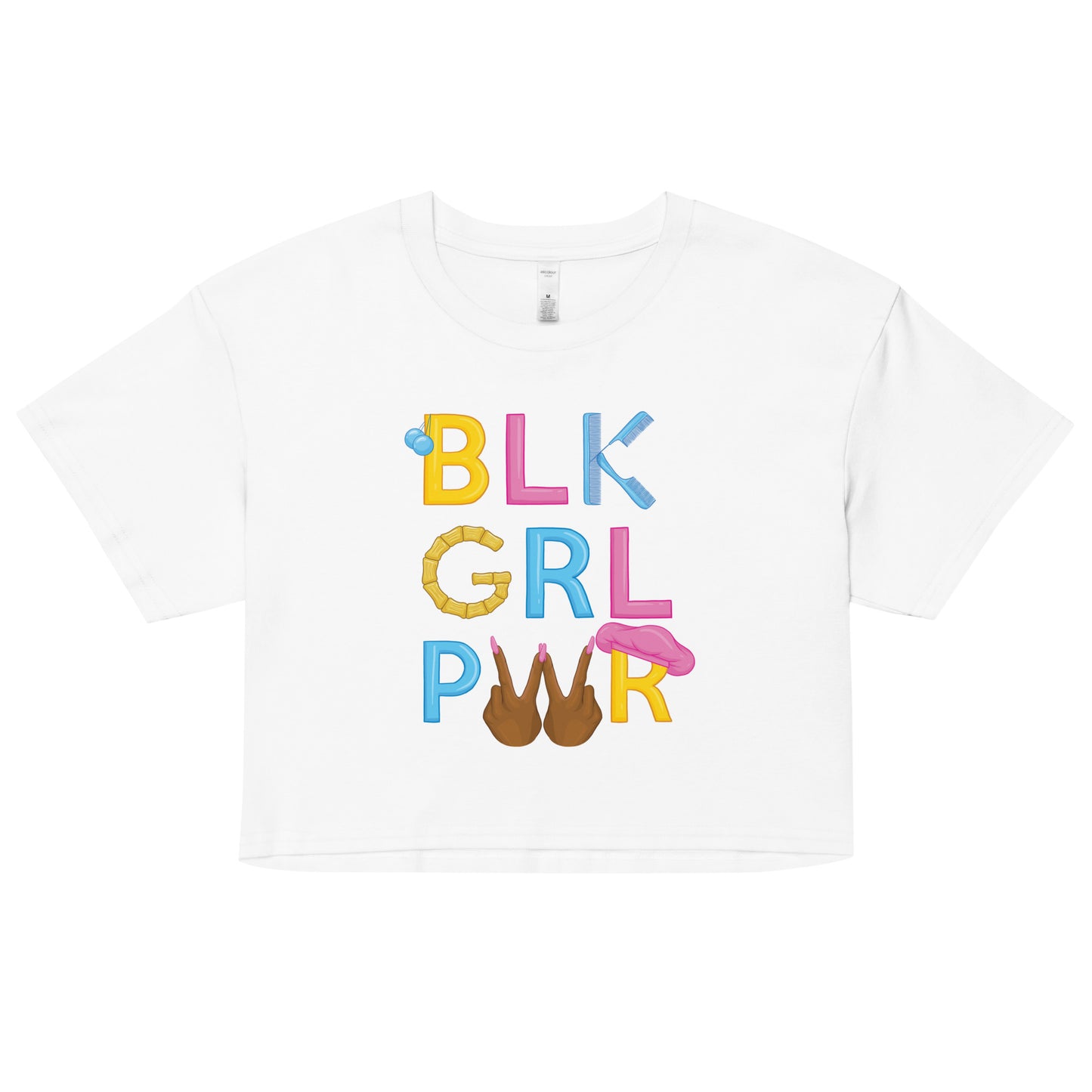 BLK GRL PWR Crop Top