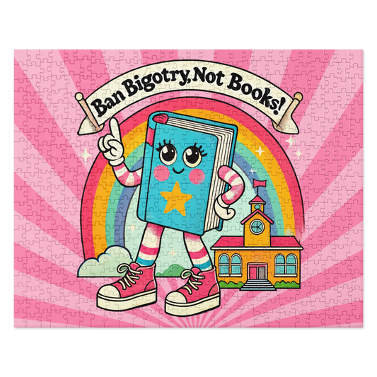 Ban Bigotry, Not Books No. 1 Jigsaw Puzzle