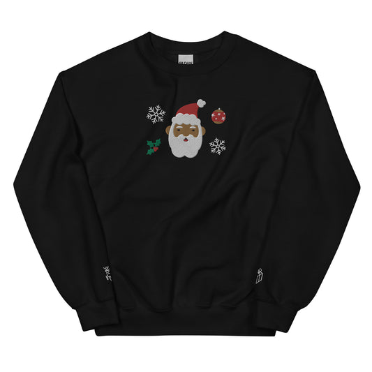 Black Santa Sweatshirt | Version 1