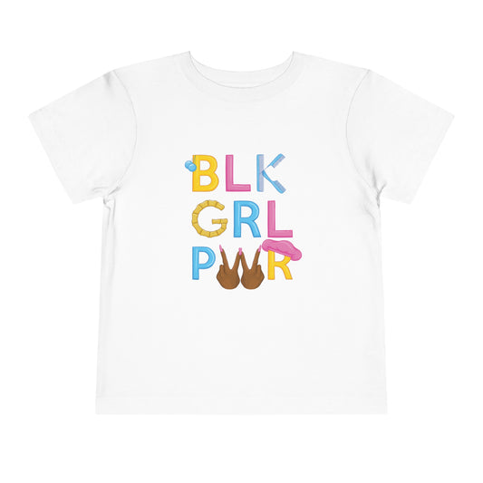 BLK GRL PWR TODDLR TEE