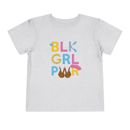 BLK GRL PWR TODDLR TEE