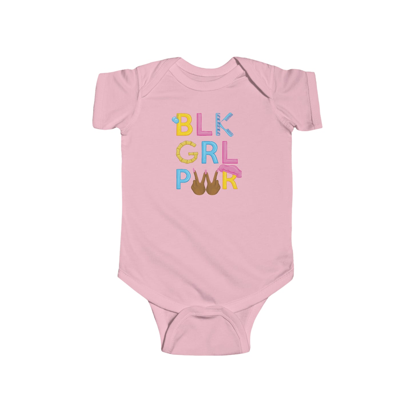 BLK GRL PWR Baby Bodysuit